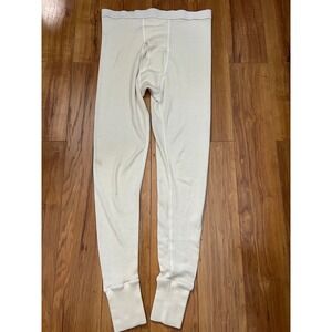 VTG Damart Thermolactyl Mens Thermal Long Johns Made in England Size M Cream